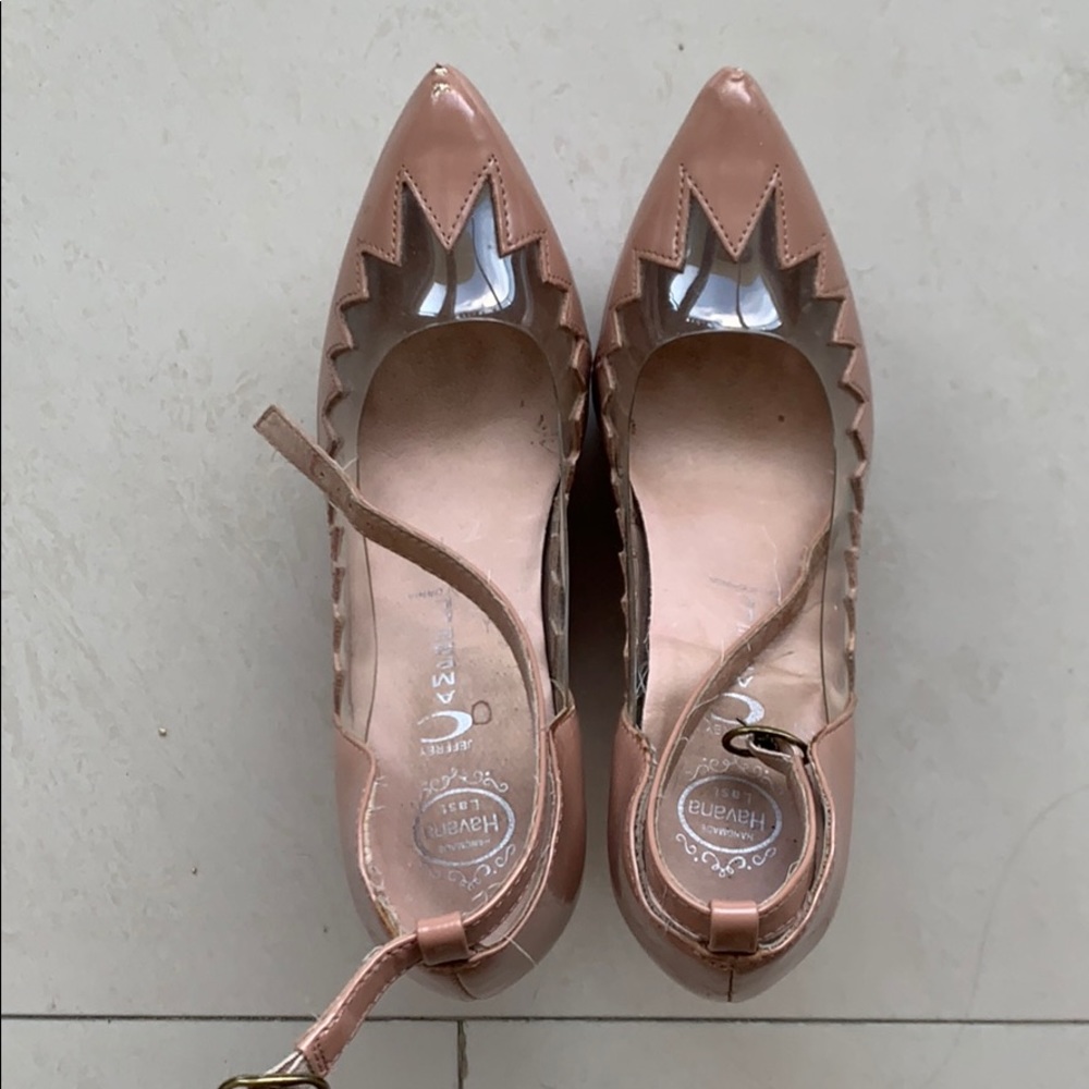 Jeffrey Campbell Audrey Two Patent Leather Wedges